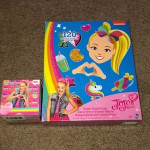 JoJo Siwa Poster Sized Puzzle + JoJo 100 piece puzzle